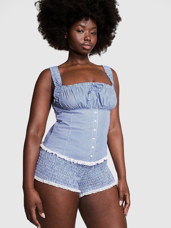 Frankie's Bikinis Other - Victoria’s Secret Pink Frankie’s Bikinis Blue Gingham Set